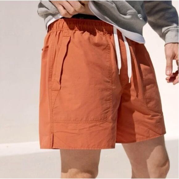 AYR Mens The Dirtbag Drawstring Shorts in Rind Orange Cordura Ripstop Size XL - Picture 3 of 13